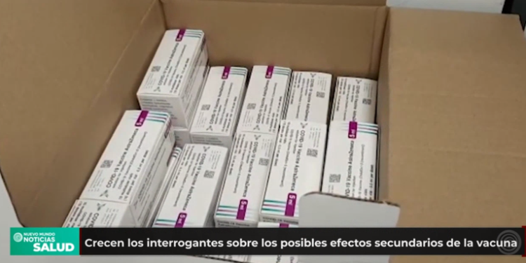 Crecen las interrogantes sobre los posibles efectos secundarios de la vacuna de AstraZeneca.