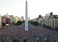 Críticas, polémica y emoción: la caravana de la Albiceleste no llega hasta el Obelisco