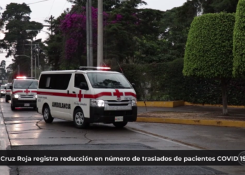 Cruz Roja registra reducción en números de traslados de pacientes COVID-19