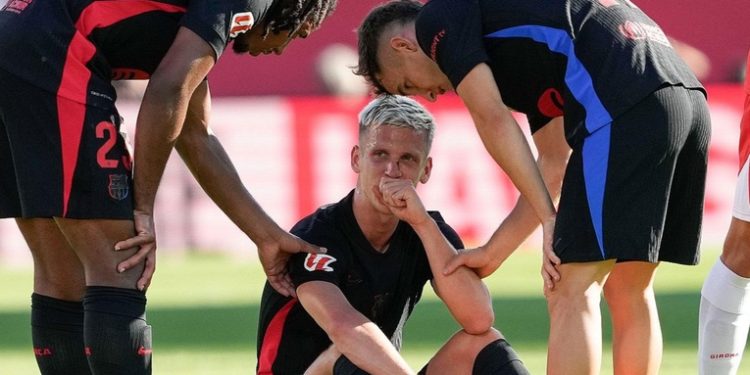 Dani Olmo de 4 a 5 semanas de baja por una lesión en el bíceps femoral