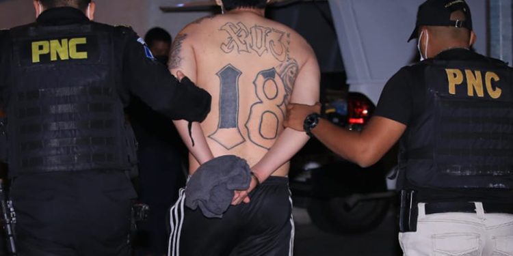 Detienen al “Panche†jefe de sicarios de la mara Barrio 18