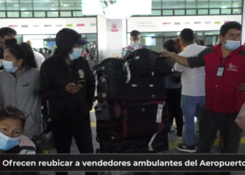 DGAC ofrece reubicar a vendedores ambulantes del Aeropuerto