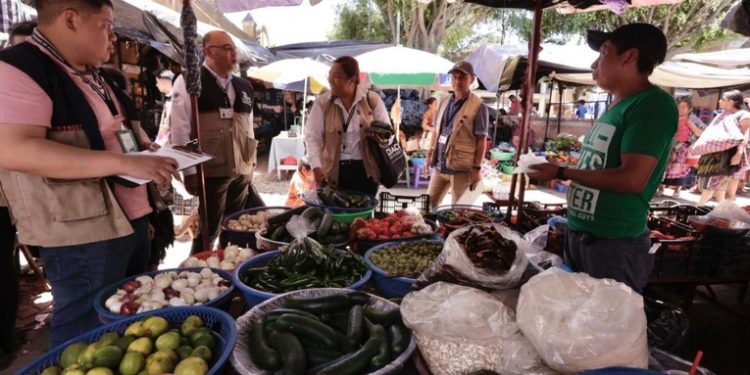 Diaco verifica precios de la canasta básica en Santa María de Jesús