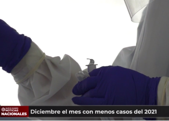 Diciembre el mes con menos casos positivos del 2021