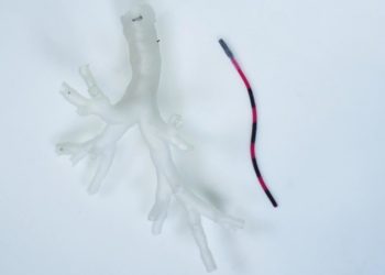 Diseñan un 'robot-serpiente' que se desliza por los pulmones para tratar el cáncer