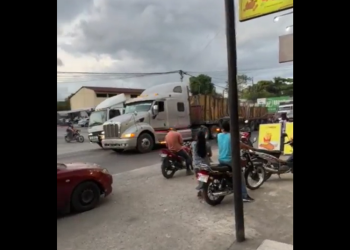 Disputa entre dos pilotos de transporte pesado termina en disparos