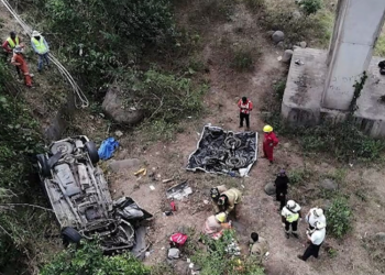 Dos migrantes guatemaltecos resultan heridos en un accidente en Veracruz, México
