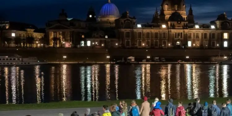 Dresde recordó el 79 aniversario del bombardeo de la ciudad