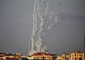 Dron capta los bombardeos de Israel