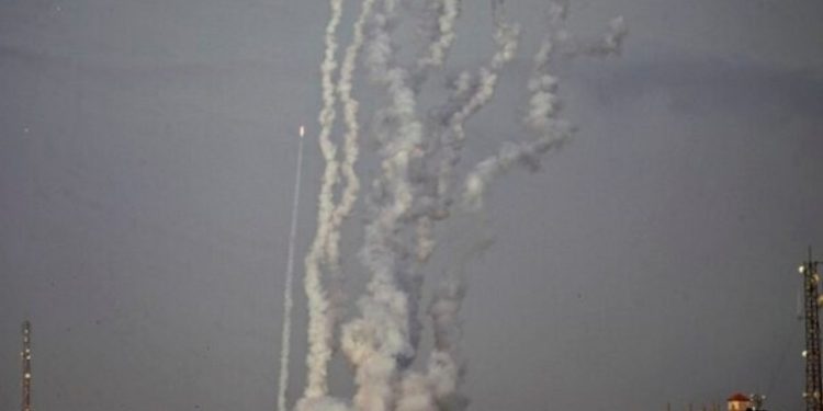 Dron capta los bombardeos de Israel