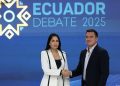 Ecuador: Noboa y González en acalorado debate presidencial