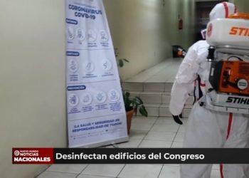Edificios del Congreso de la República son desinfectados