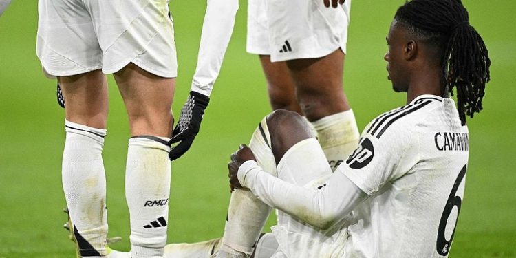 Eduardo Camavinga sufre una lesión muscular en el bíceps femoral de la pierna izquierda
