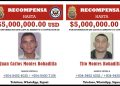 EEUU ofrece $15 millones por información sobre familia de tres hondureños acusados de narcotráfico