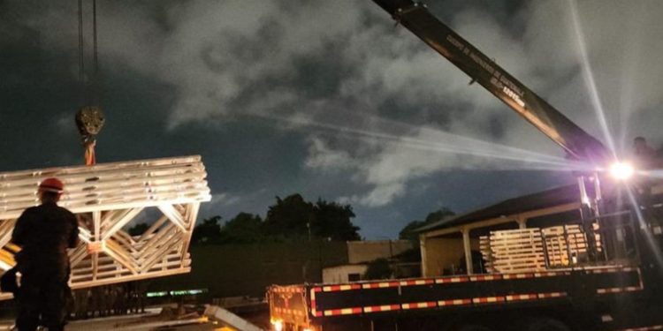 Ejercito instalará puente temporal en kilometro 17.5 de la carretera al pacifico