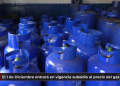 El 1 de diciembre entrará en vigencia subsidio al precio del gas