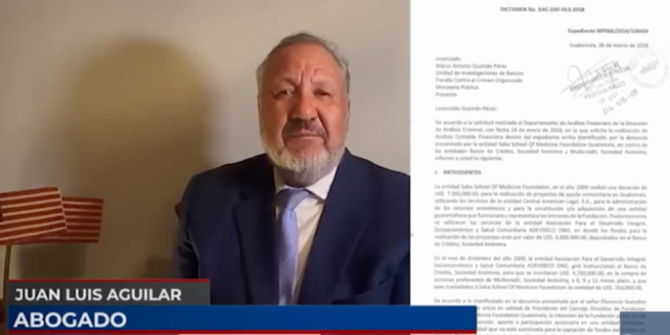 El Abogado Juan Luis Salguero (Capturas por lavado de dinero son injustas)