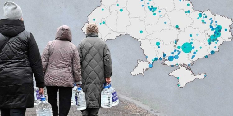 El acceso al agua en Ucrania: 11 millones de afectados y un ''efecto dominó'' global tras un año de guerra