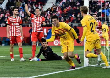 El Barí§a se va de Girona como 'campeón de invierno' en otro partido de juego discreto