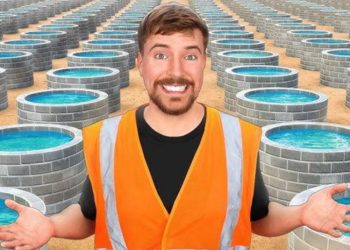 El famoso youtuber MrBeast construyó 100 pozos de agua potable en África, mejorando las condiciones de vida en esas comunidades.