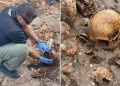 El huracán Nicole desentierra seis esqueletos en Florida