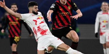 El Leipzig reacciona para empatar ante el City y el Inter gana por la mí­nima al Oporto