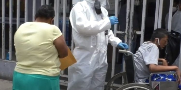 El municipio de Guatemala en color rojo por COVID-19