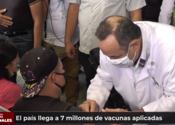 El paí­s llega a 7 millones de vacunas aplicadas