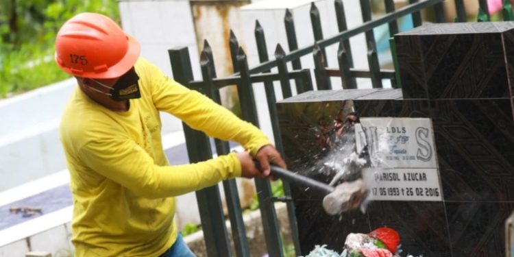 El Salvador: Destruyen lápidas de pandillas previo a Dí­a de los Fieles Difuntos