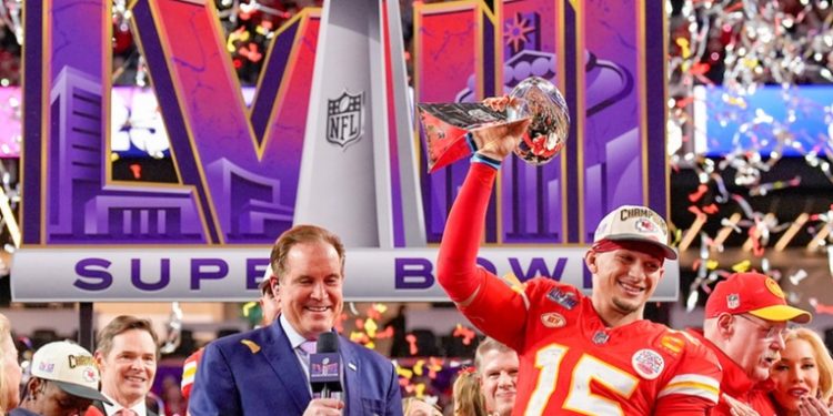 El Super Bowl bate el récord de audiencia y Taylor Swift le echó una mano