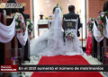 En 2021 aumentó el número de matrimonios