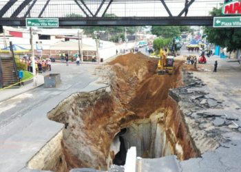 Época de lluvias causa 46 hundimientos en calles y carreteras