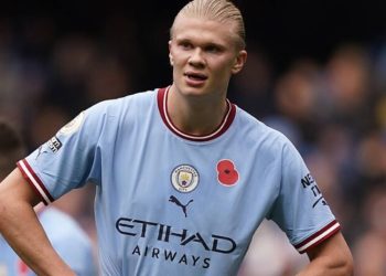 Erling Haaland será baja para el City hasta enero