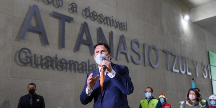 Es inaugurado el paso a desnivel ubicado en la Calz. Atanasio Tzul y 31 calle