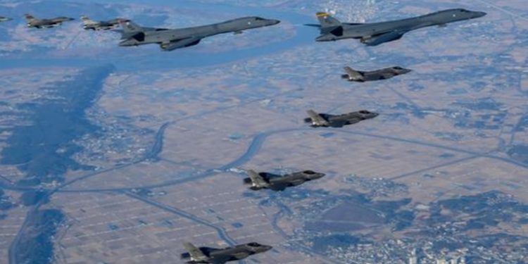 Estados Unidos y Corea del Sur realizan maniobras aéreas tras lanzamiento de misil de Corea del Norte