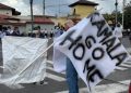 Ex soldados realizan manifestaciones