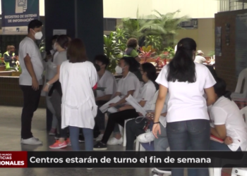 Fin de semana estarán abiertos 11 centros de vacunación