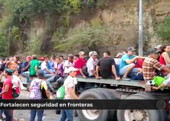 Fortalecen seguridad fronteras del paí­s, ante el latente ingreso de una nueva caravana de migrantes centroamericanos.Â