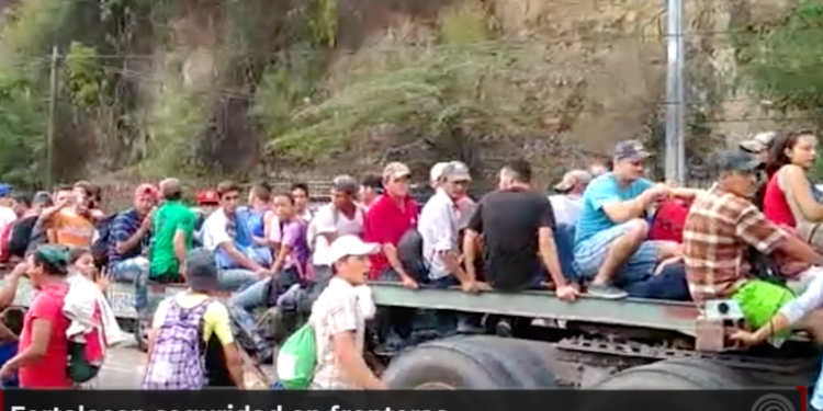 Fortalecen seguridad fronteras del país, ante el latente ingreso de una nueva caravana de migrantes centroamericanos.Â