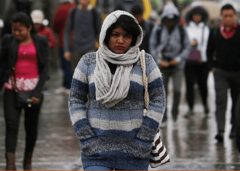 Frente frí­o ingresará a territorio nacional este viernes.