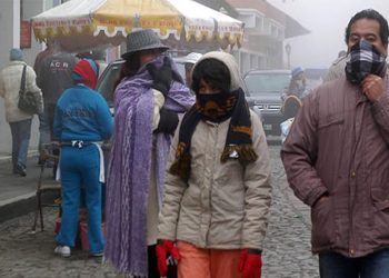Frentes frí­os se esperan en febrero