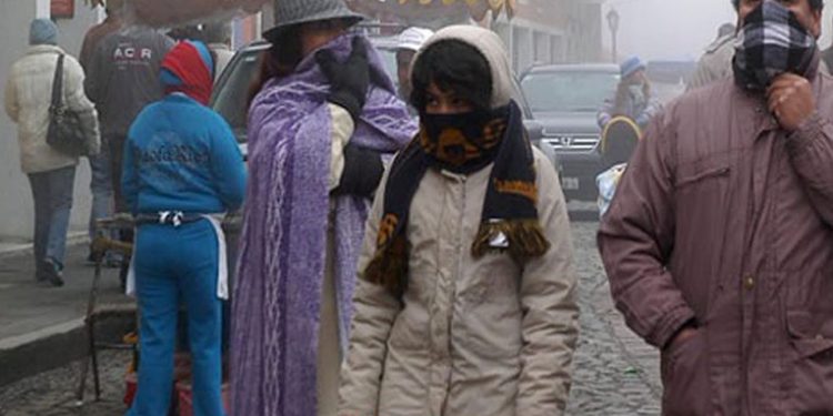 Frentes frí­os se esperan en febrero