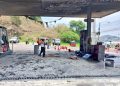 Fuego en bomba de combustible de gasolinera de la zona 18