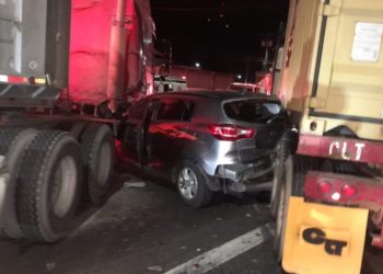 Fuerte accidente en kilómetro 13 de la ruta al Atlántico