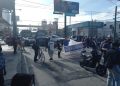 Fuerte tránsito en Calle Martí­n por bloqueos en carreteras