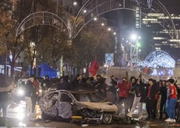 Fuertes disturbios en Bruselas tras el partido entre Bélgica y Marruecos en el Mundial