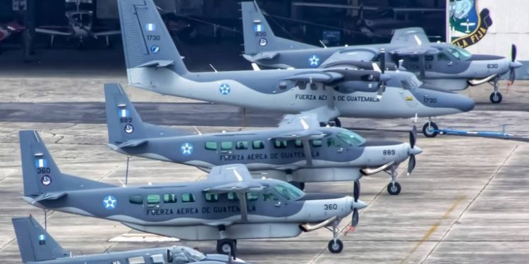 Fuerza Aérea Guatemalteca detecta aeronave violando espacio aéreo