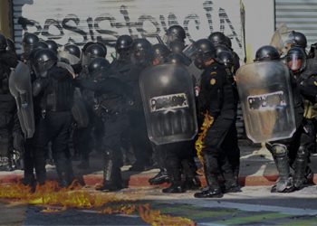 Fuerzas de seguridad aplicaron protocolos correspondientes en manifestaciones
