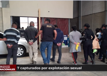 Fuerzas de seguridad capturan a 7 personas por casos de explotación sexual