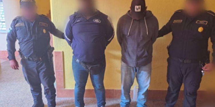 Fuerzas de seguridad detienen a prestamistas colombianos en Jutiapa